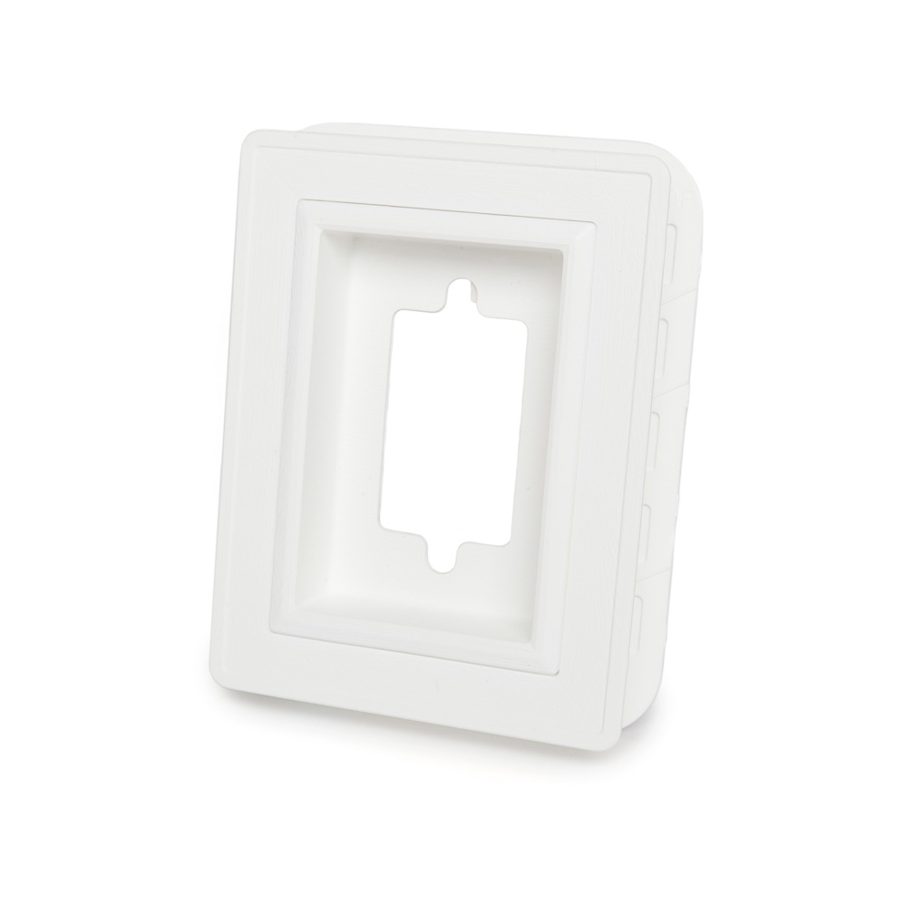 Recessed Plug — White