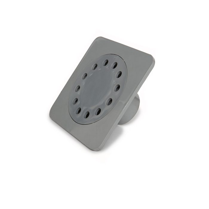 Bell Trap Drain, Square 6”