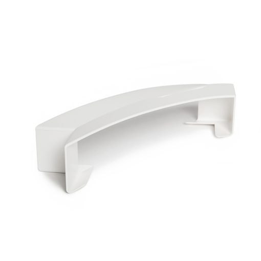 This is an image of the Corner Cap in White, for Vinyl Handrail Cover - fits 2x6 Handrail Cover