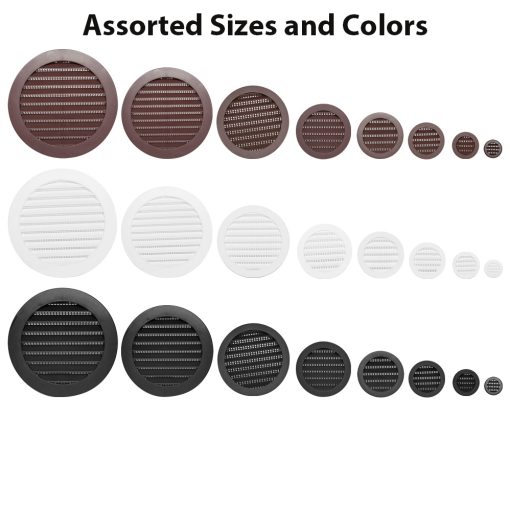 Screened Plastic Mini Louvers - Image 2