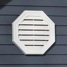 White Gable Vent Accessories